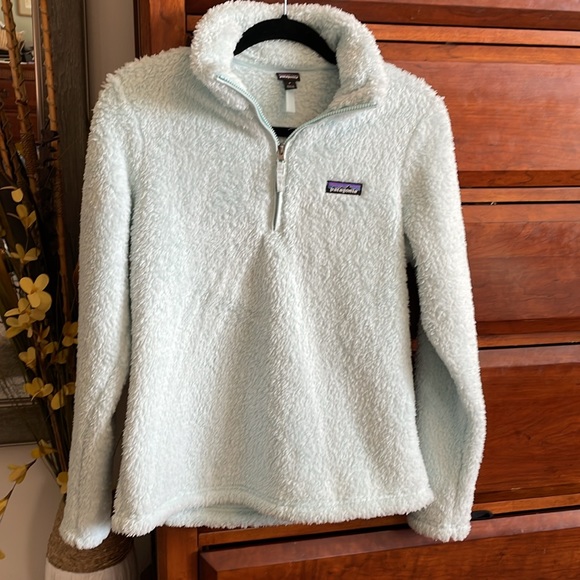 Patagonia Los Gatos 1/4 Zip Pullover small Light Blue - Picture 2 of 7